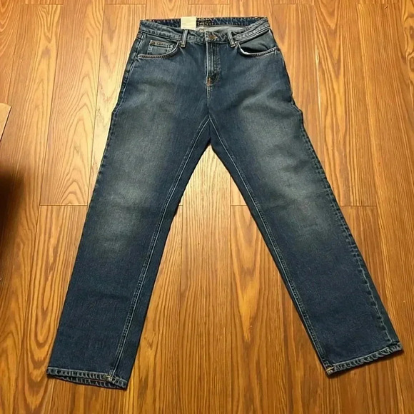 NWT Nudie Jeans Straight Sally Indigo Autumn Straight Leg - Picture 7 of 10